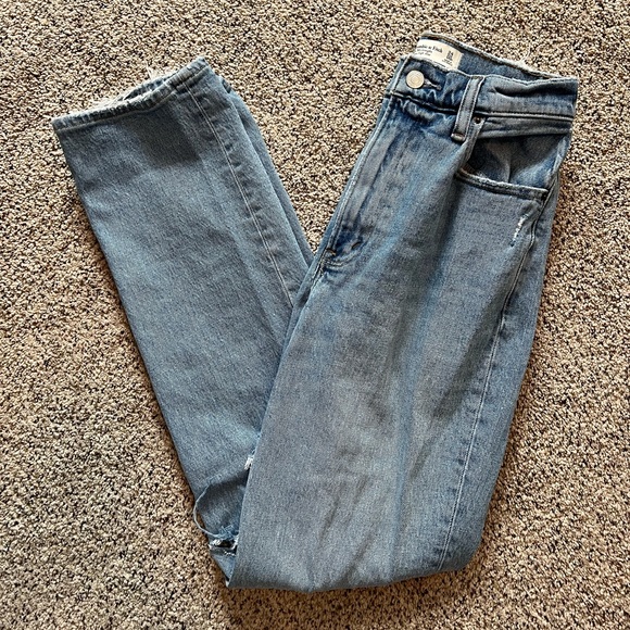 Abercrombie & Fitch Denim - abercrombie 90s straight jeans curve love